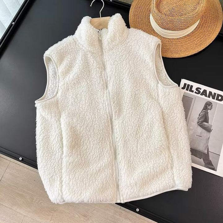 Gilet Sans Manches Fausse Fourrure Doux & Chaleureux - Style Cosy Tendance