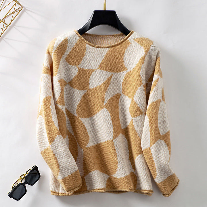 Pull Graphique Tendance : Tricot Doux & Confortable