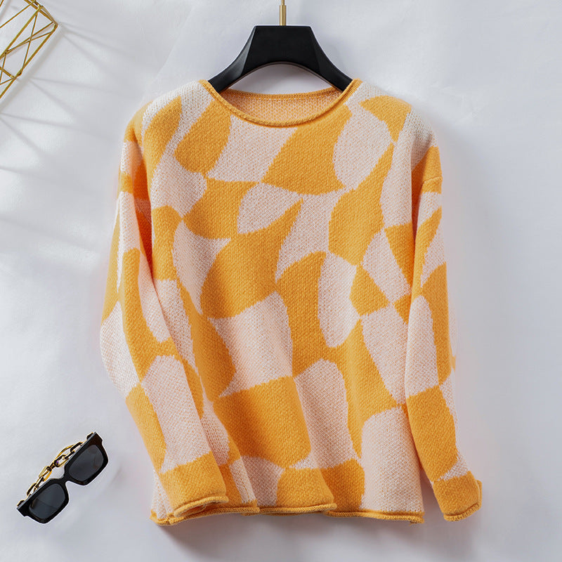 Pull Graphique Tendance : Tricot Doux & Confortable