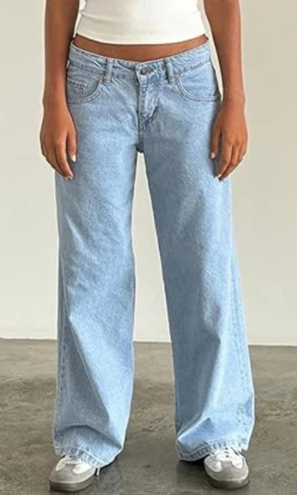 Jean Large Taille Haute : Confort Élégant et Style Rétro Chic