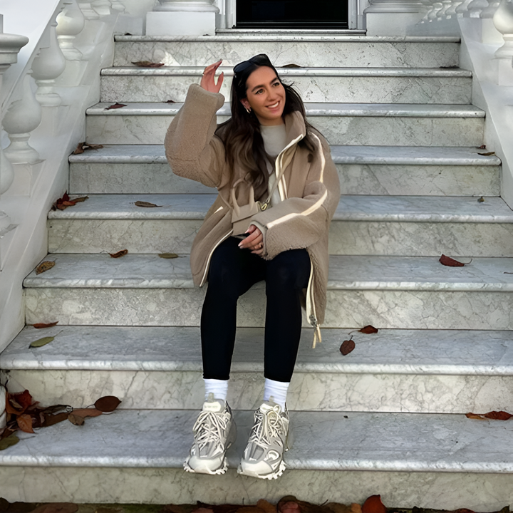 Veste Polaire Teddy Hiver | Douce Chaleureuse Femme