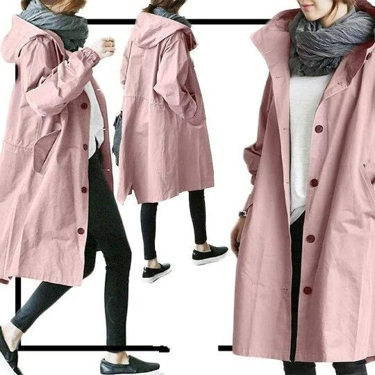 Manteau Long Oversize Mi-Saison - Élégant Décontracté Ample Confort