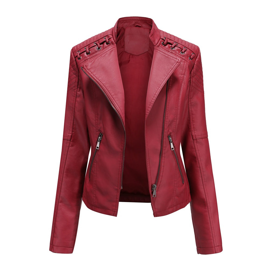 Sophie veste en cuir femme – élégante et moderne pour tous styles