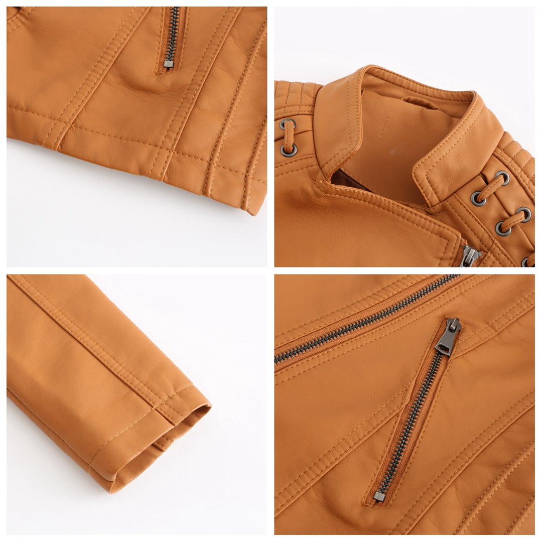 Sophie veste en cuir femme – élégante et moderne pour tous styles