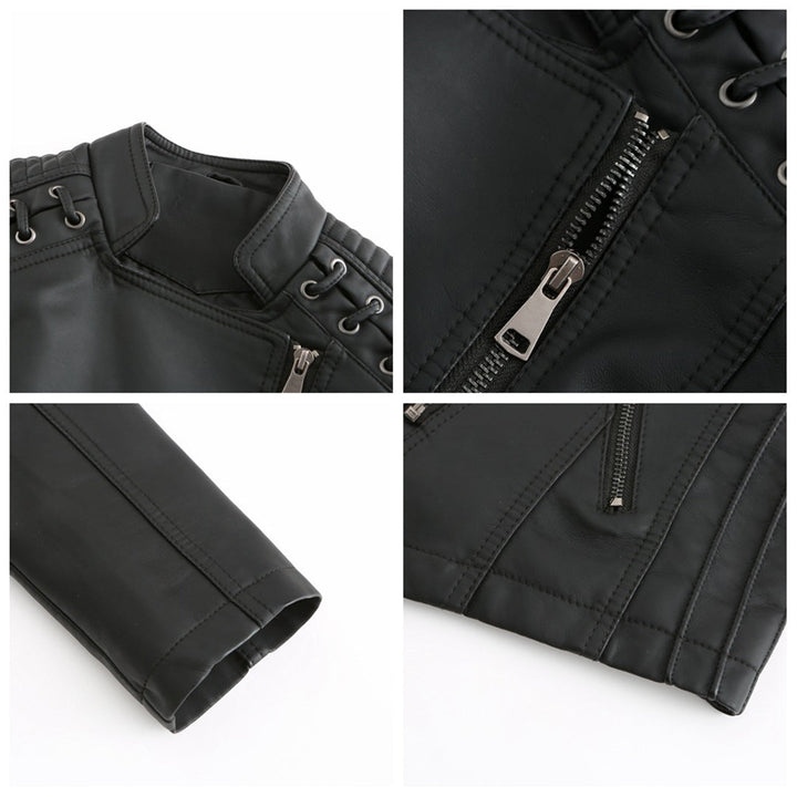 Veste en Cuir Marie Looksy - Élégance et Style Moderne