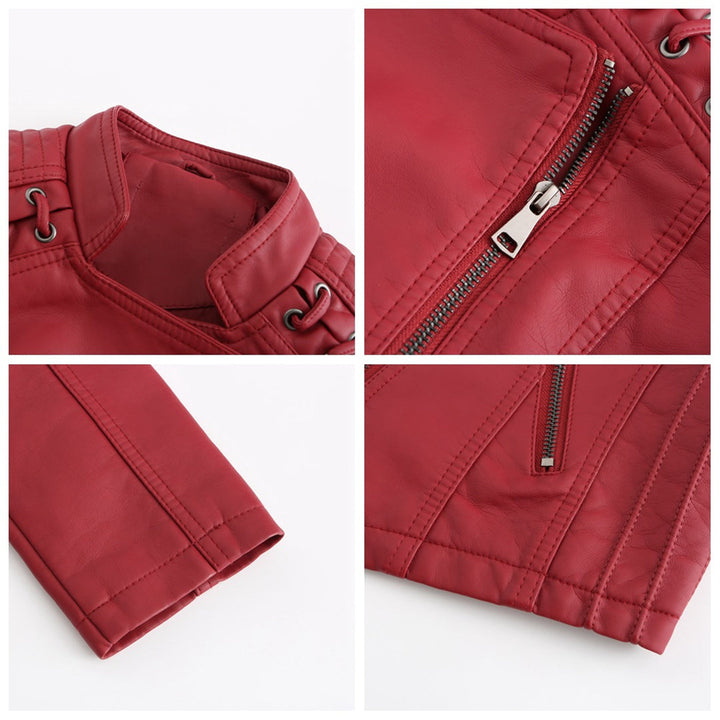 Veste en Cuir Marie Looksy - Élégance et Style Moderne