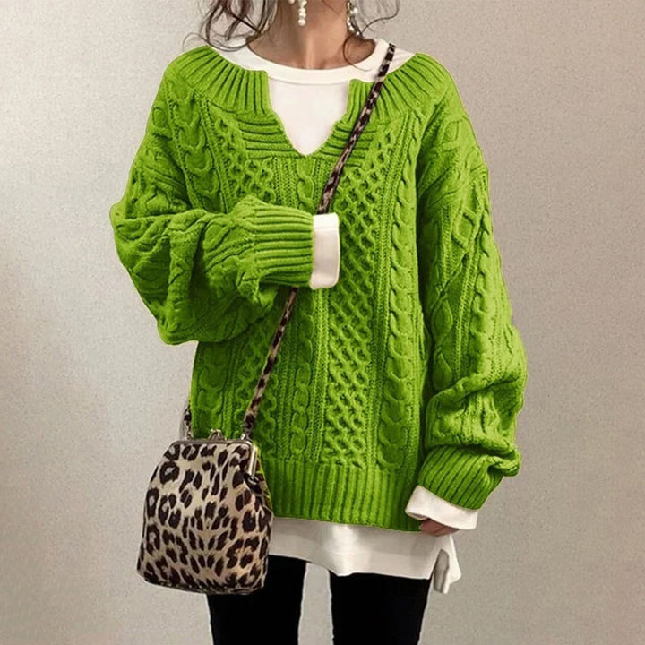 Sophie pull femme en maille casual doux et polyvalent