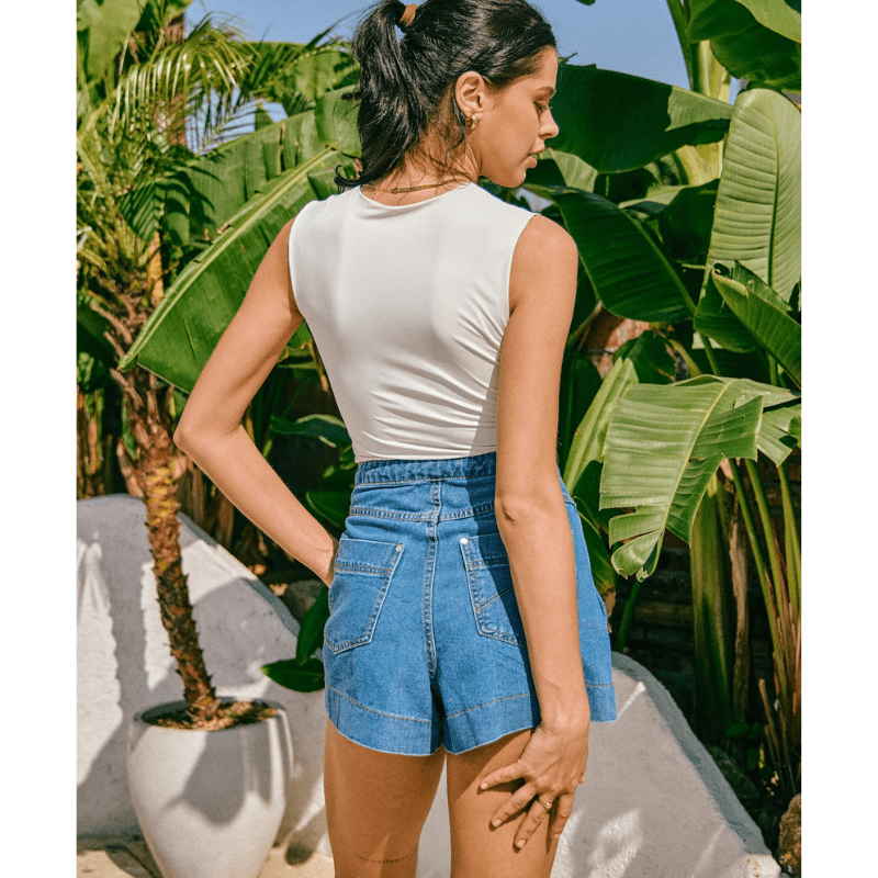 Rada | Short Cargo Chic & Décontracté pour Femme | Taille Haute - Looksy