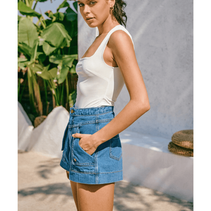 Rada | Short Cargo Chic & Décontracté pour Femme | Taille Haute - Looksy