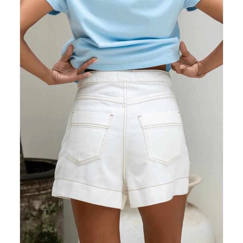 Rada | Short Cargo Chic & Décontracté pour Femme | Taille Haute - Looksy