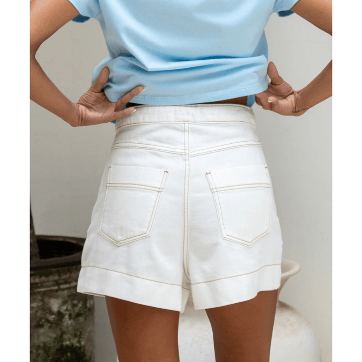 Rada | Short Cargo Chic & Décontracté pour Femme | Taille Haute - Looksy