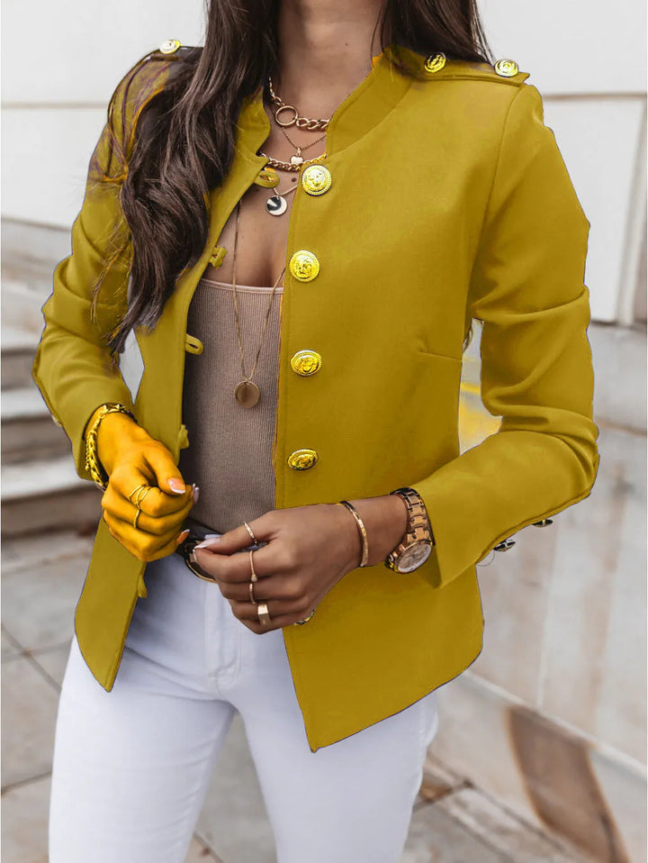 Blazer Militaire Chic – L’Alliance Parfaite du Raffinement et du Style
