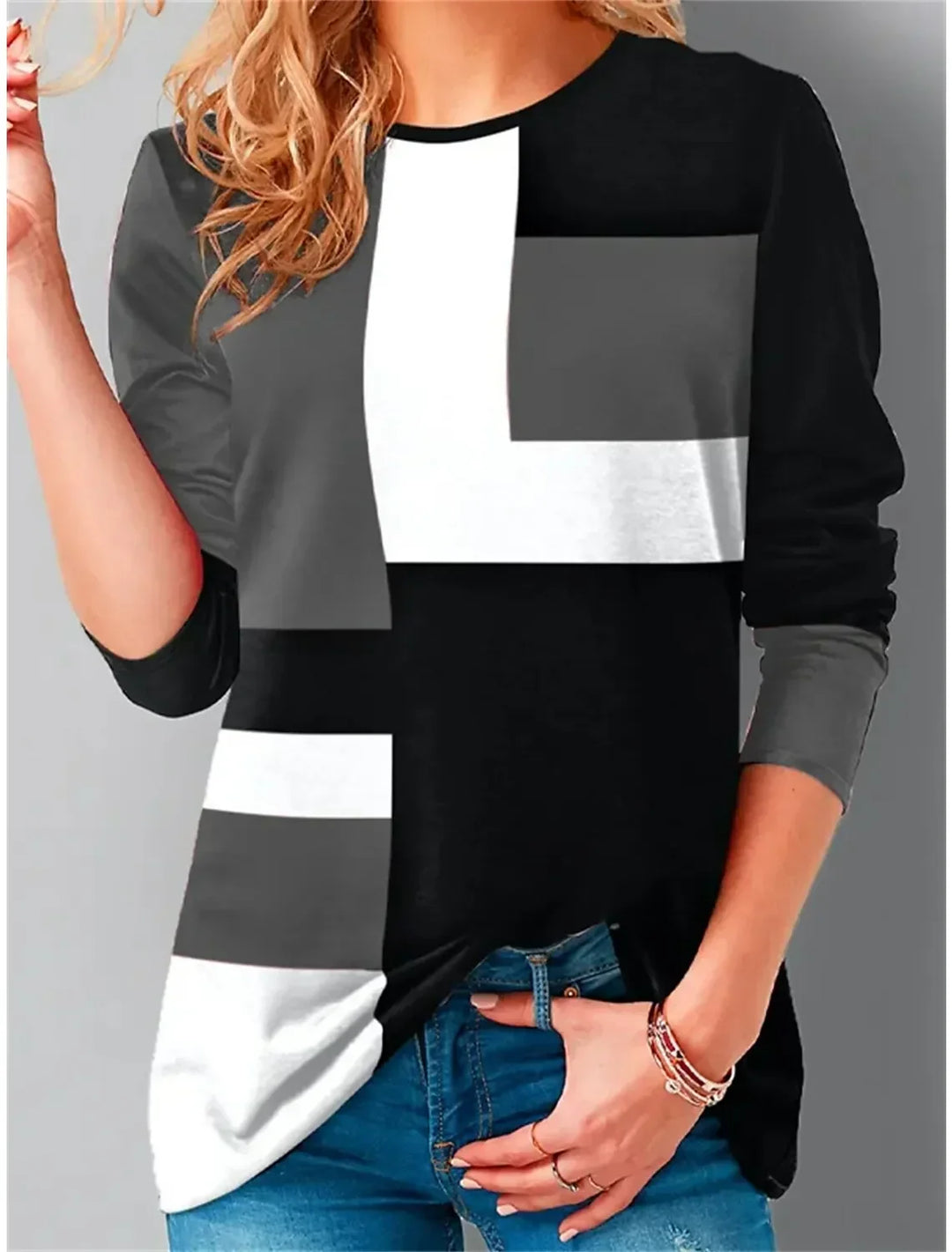 Pull Long Patchwork Femme : Coton Doux, Tendance & Confort