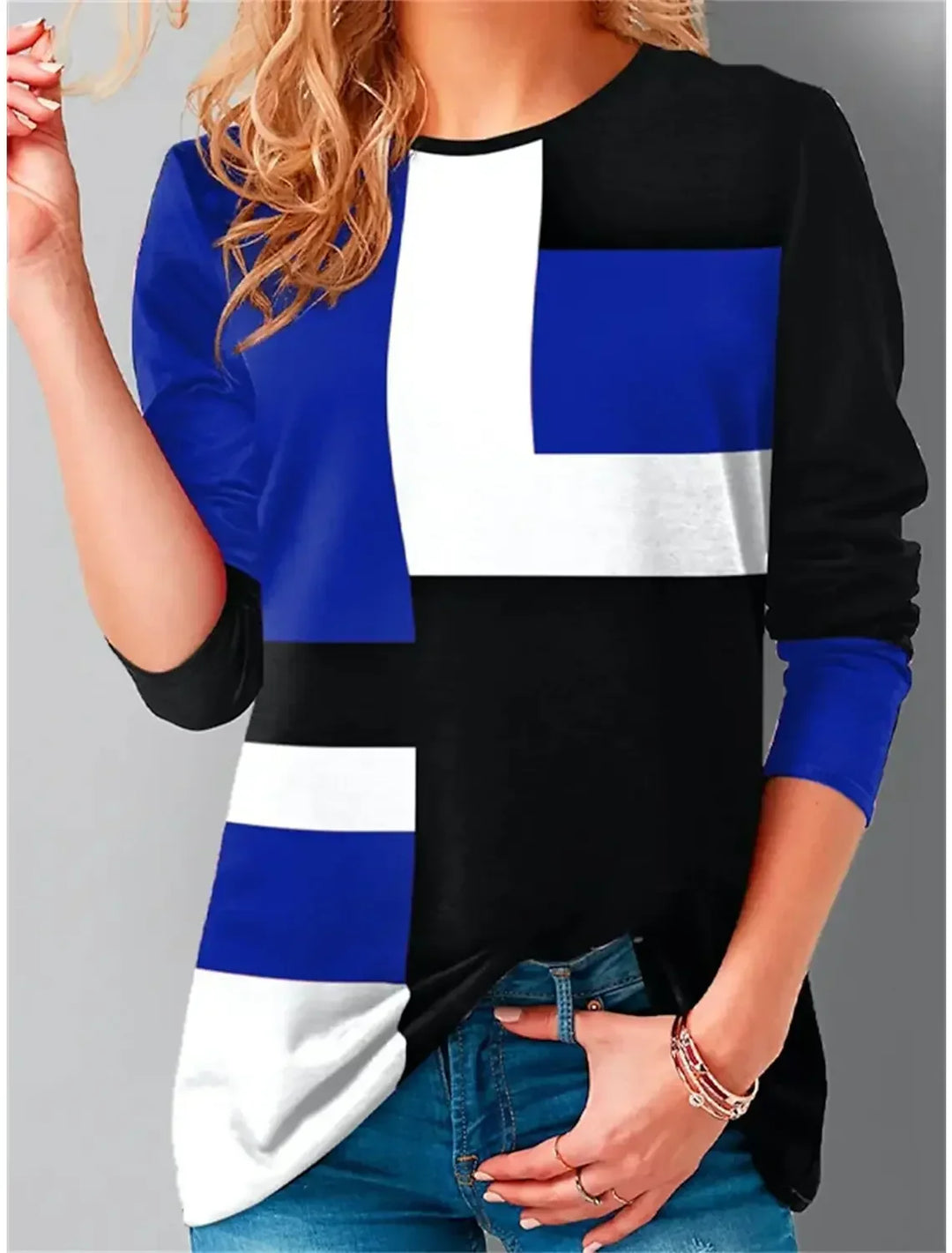 Pull Long Patchwork Femme : Coton Doux, Tendance & Confort