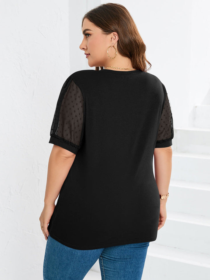T-shirt Chic Dentelle Femme - Élégance Estivale Décontractée