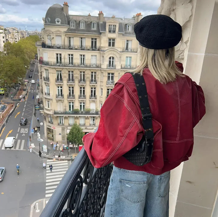 Blouson Similicuir Oversize | Style Urbain Tendance & Audace Mode