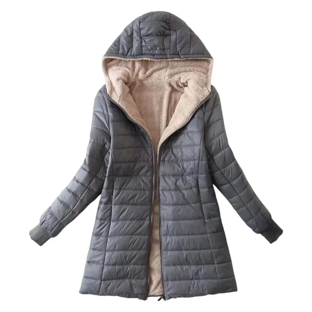Doudoune Longue Capuche Doublée | Chaleur Hiver Femme