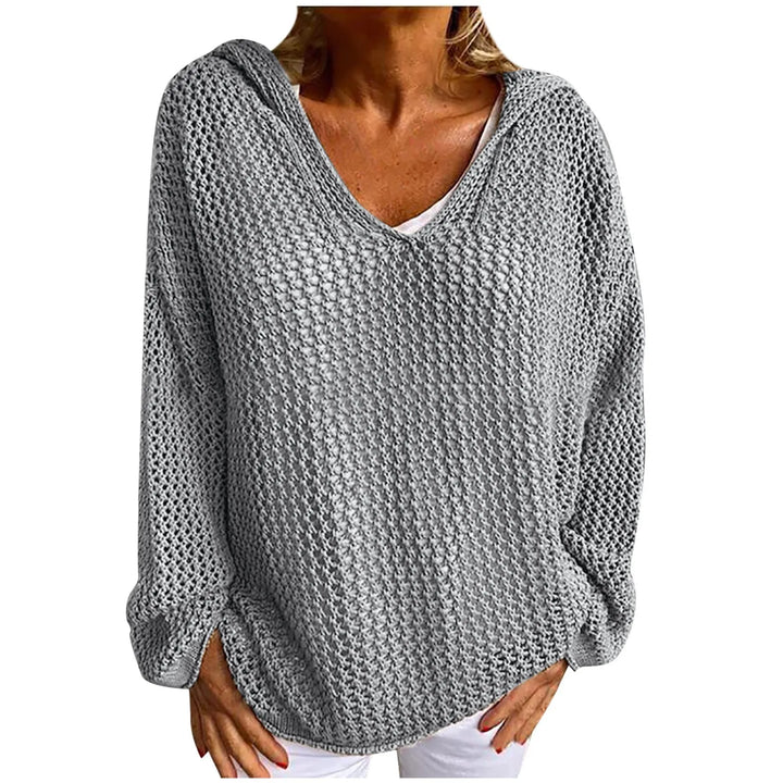 Pull Maille Ajourée Léger Tendance Mi-Saison