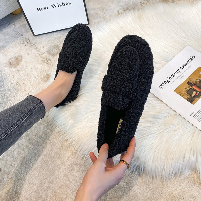 Mocassins Doublés en Laine – La douceur à chaque pas