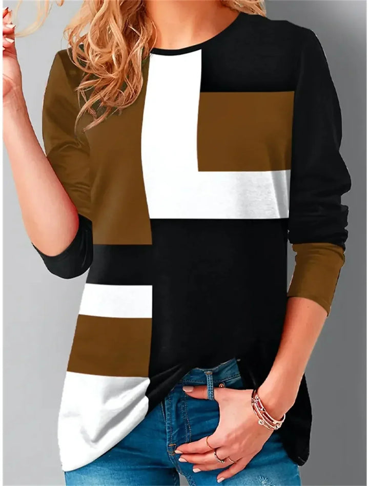 Pull Long Patchwork Femme : Coton Doux, Tendance & Confort