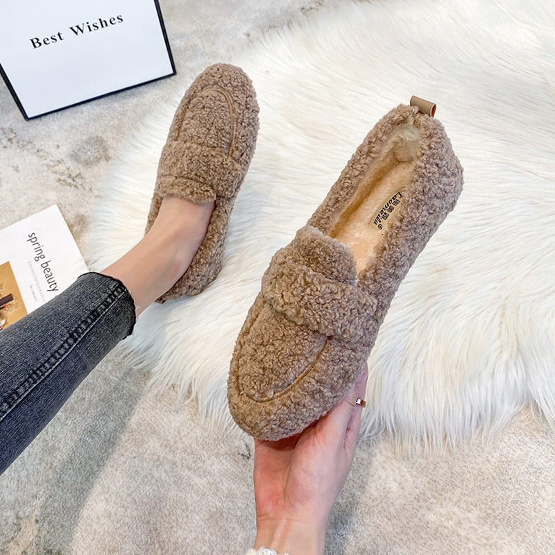 Mocassins Doublés en Laine – La douceur à chaque pas