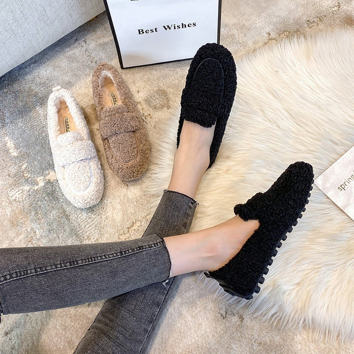Mocassins Doublés en Laine – La douceur à chaque pas