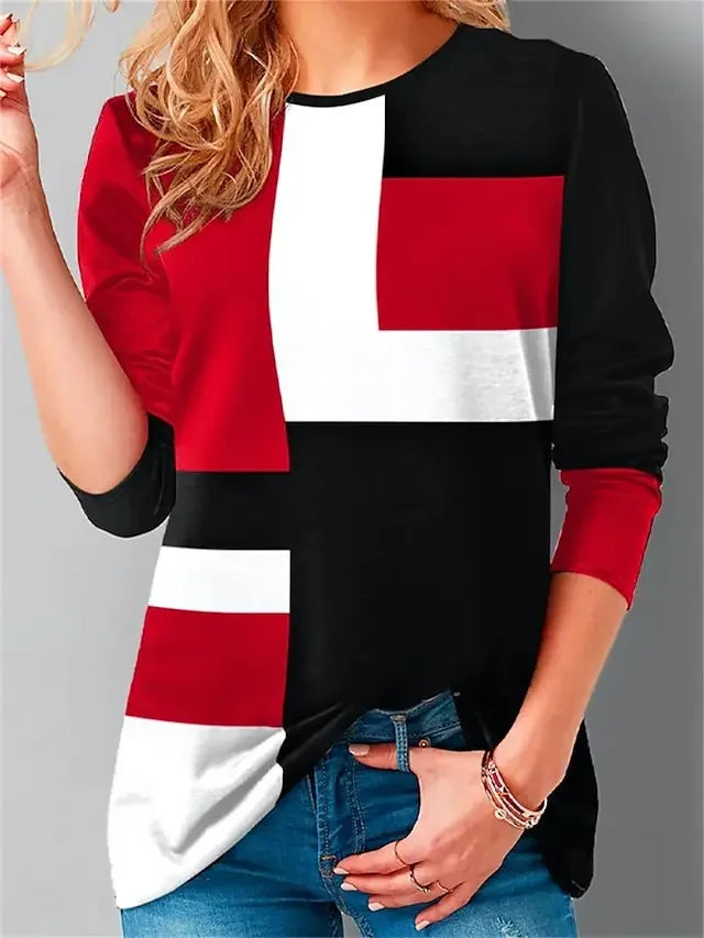 Pull Long Patchwork Femme : Coton Doux, Tendance & Confort