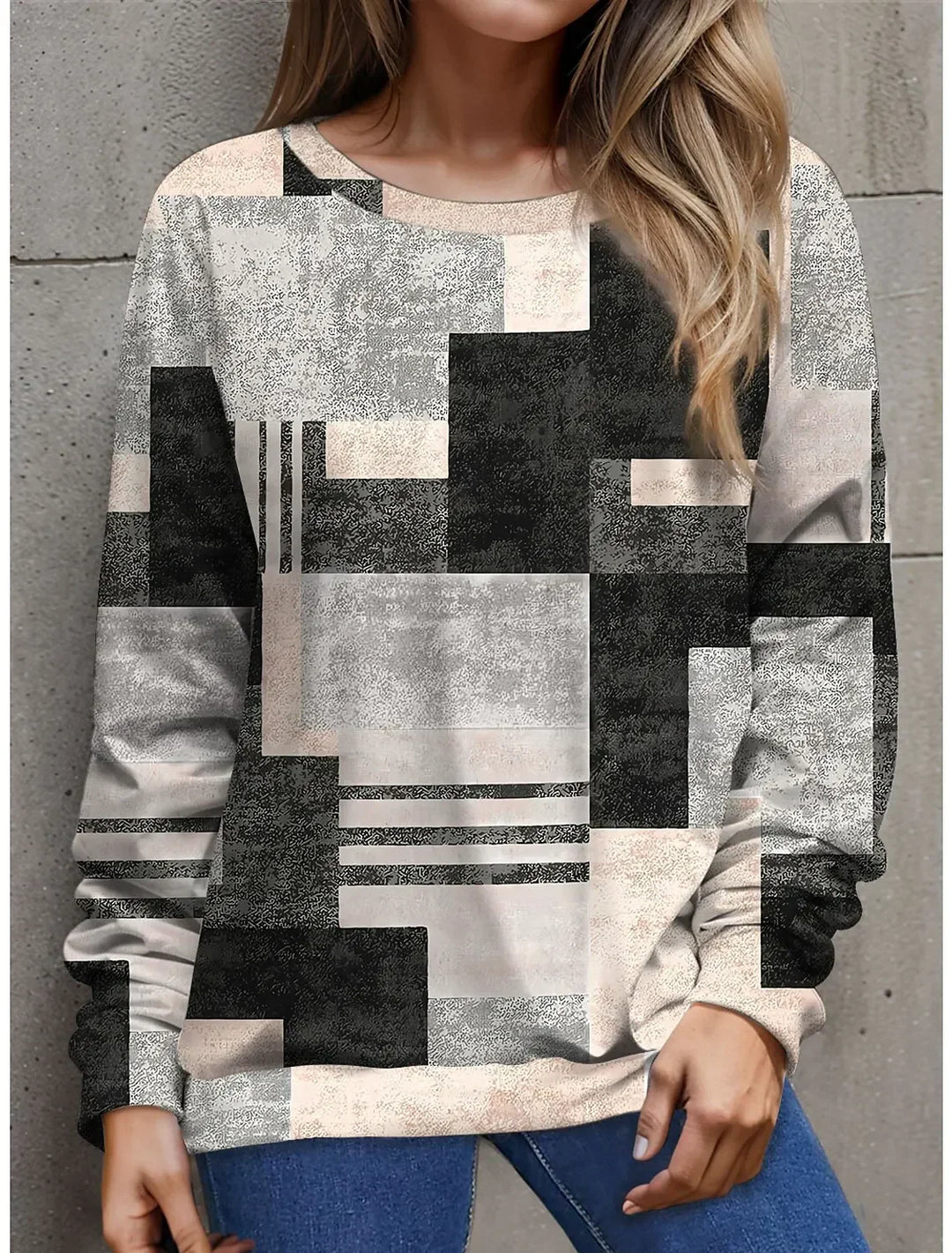 Pull Long Patchwork Femme : Coton Doux, Tendance & Confort