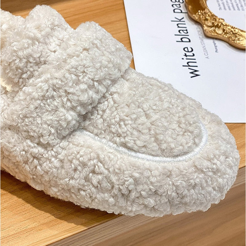 Mocassins Doublés en Laine – La douceur à chaque pas