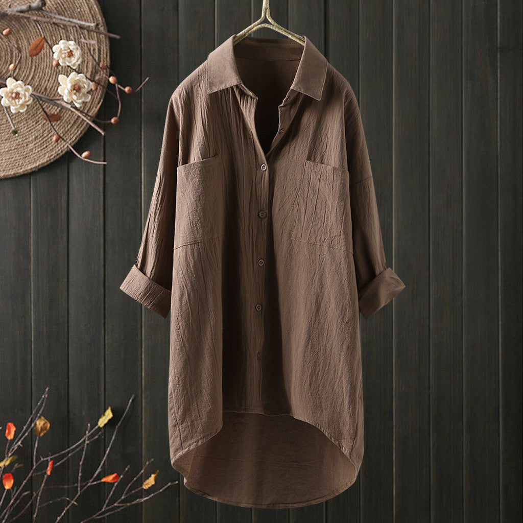 Chemise Oversize Chic : Confort Fluide & Élégance Polyvalente