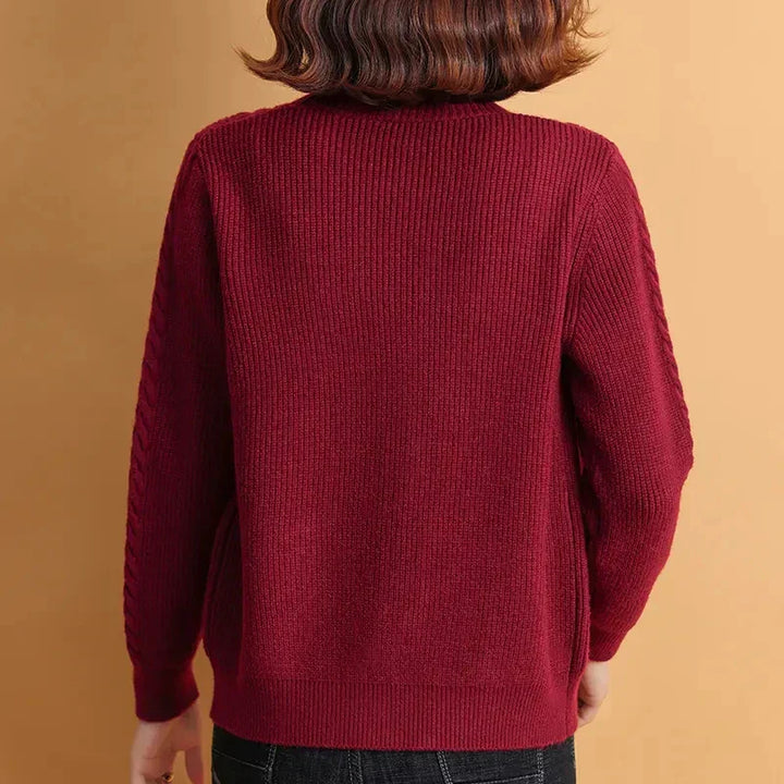 Cardigan Tricoté Torsades Femme - Chaleur Raffinée Naturelle