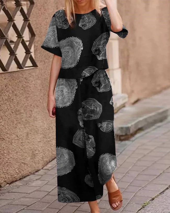 Ensemble Lin Femme Élégant | 2 Pièces Légères et Confortables pour l'Été