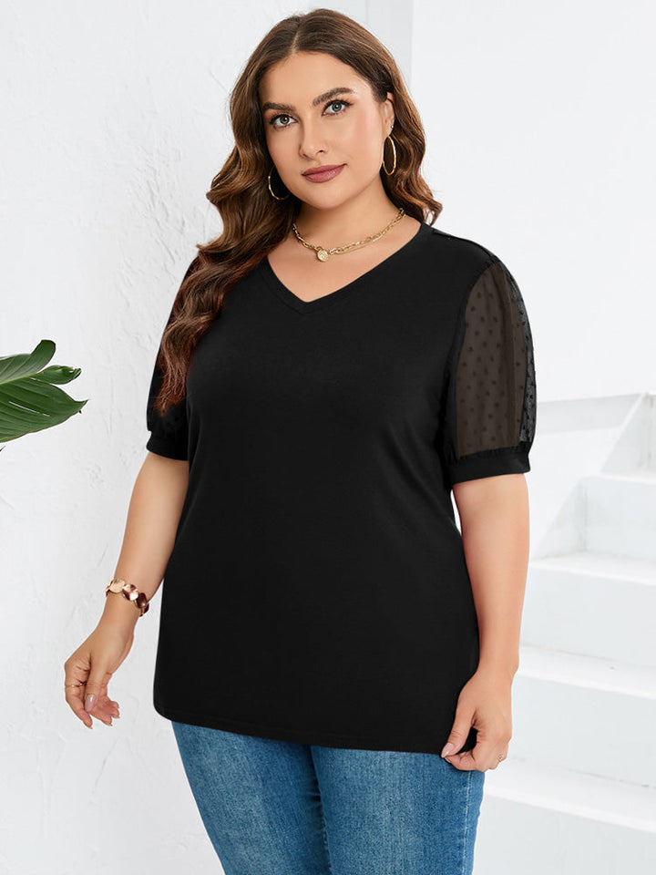 T-shirt Chic Dentelle Femme - Élégance Estivale Décontractée