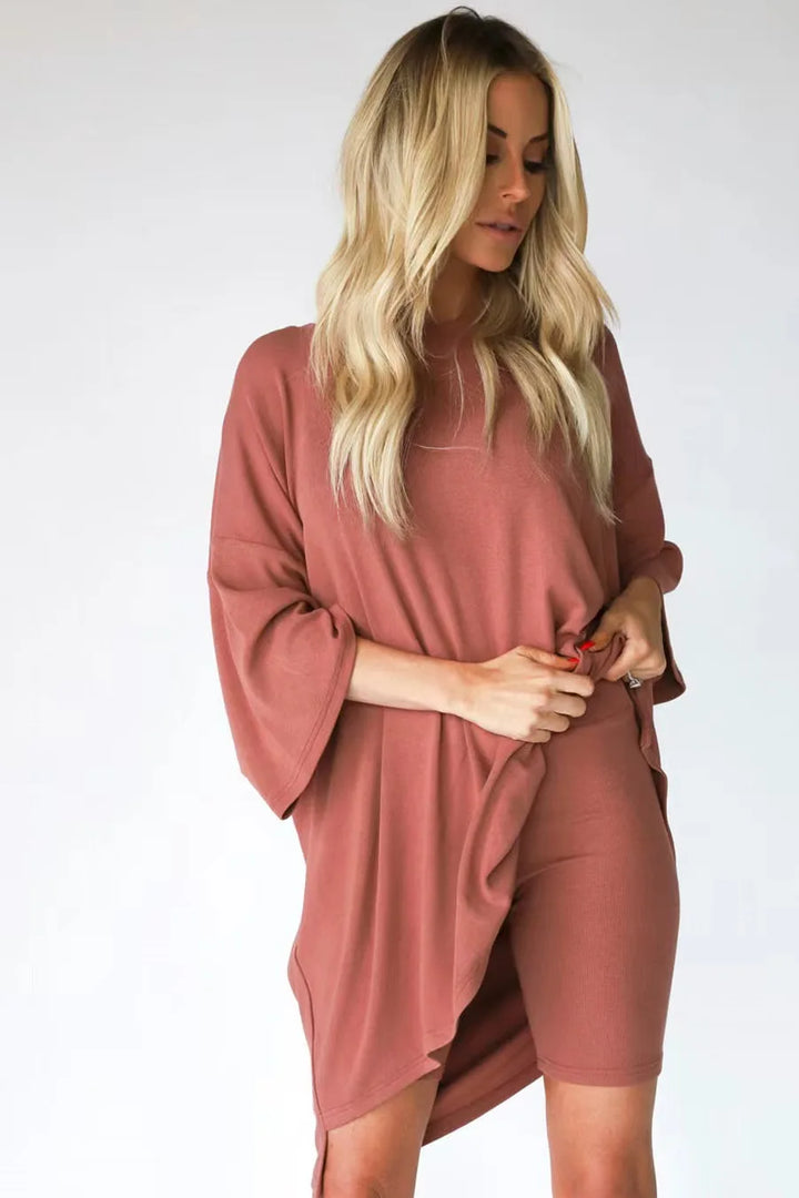 Robe Pull Oversize Marron Douce | Confort Élégance Effortless