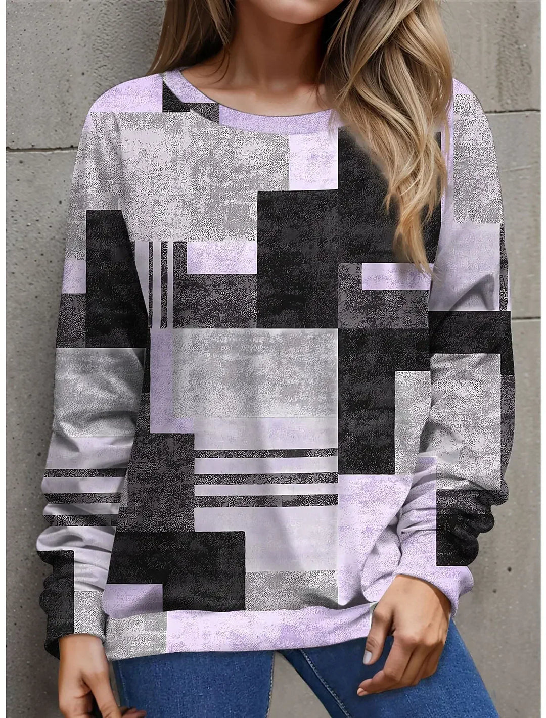 Pull Long Patchwork Femme : Coton Doux, Tendance & Confort