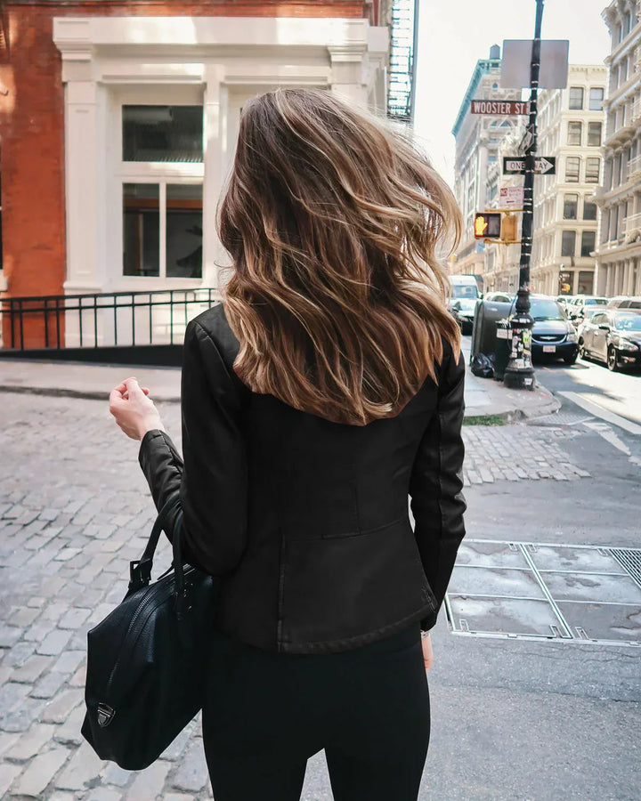 Veste en Cuir Authentique Élégante et Durable