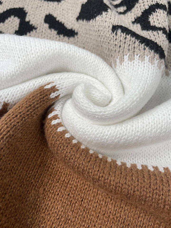 Pull Hiver Léopard Femme : Maille Douce, Tendance & Chaleureux