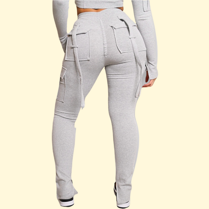 Pantalon Cargo Ajusté Coton : Urbain Confort Moderne