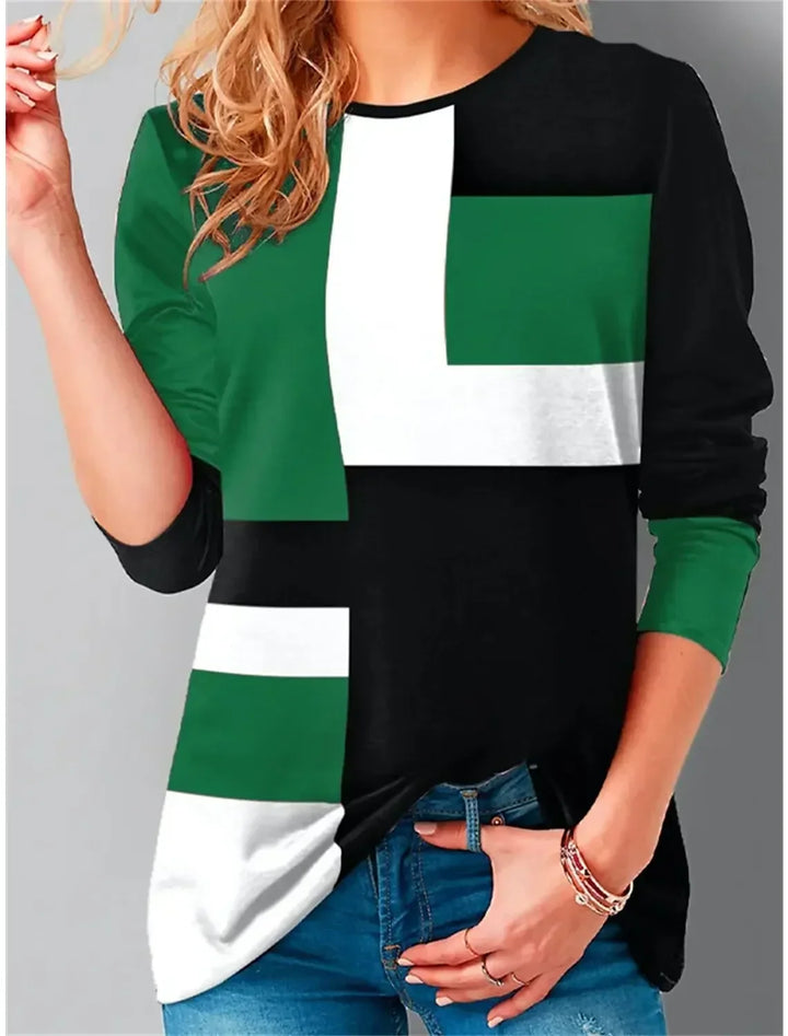 Pull Long Patchwork Femme : Coton Doux, Tendance & Confort
