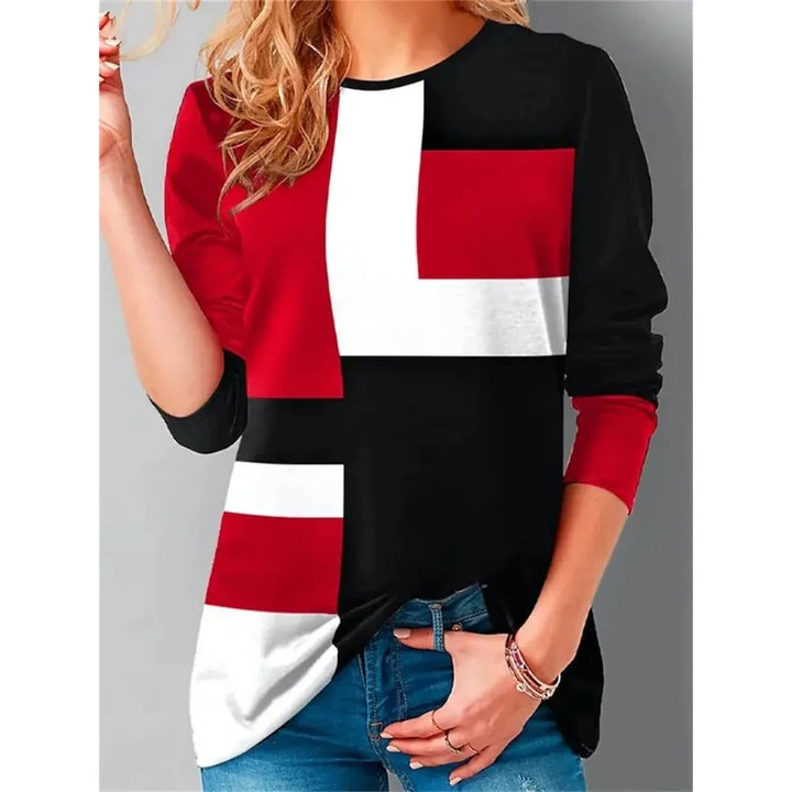 Pull Long Patchwork Femme : Coton Doux, Tendance & Confort