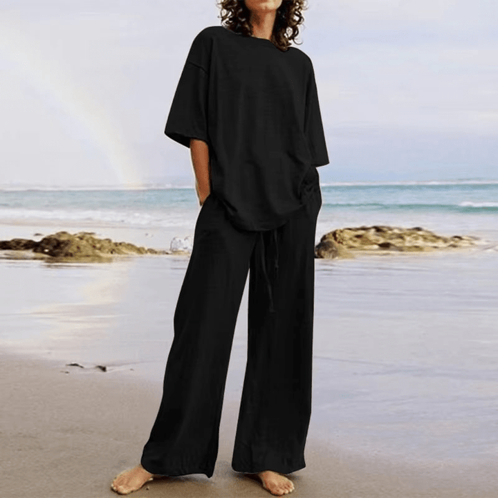 Sibylle | Ensemble Décontracté Femme | Frais et Confortable - Looksy