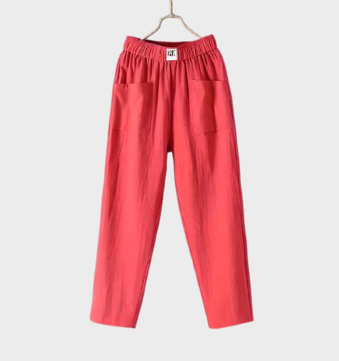 Eleganza pantalon femme moderne avec deux poches uniques