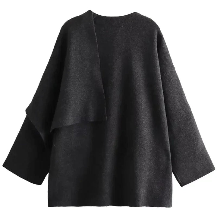 Manteau Drapé Oversize : Élégance Intemporelle et Confort Absolu
