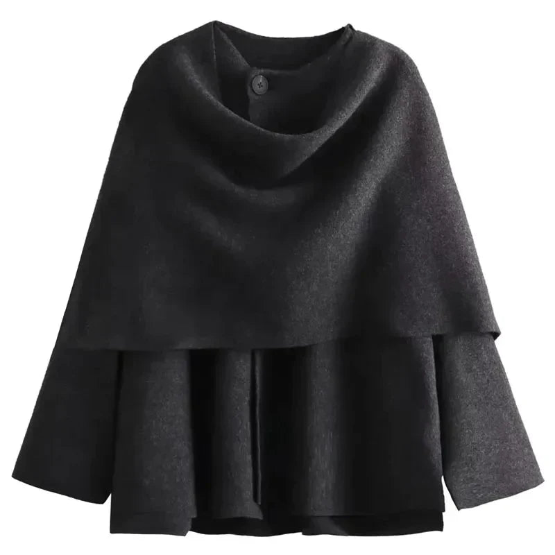 Manteau Drapé Oversize : Élégance Intemporelle et Confort Absolu