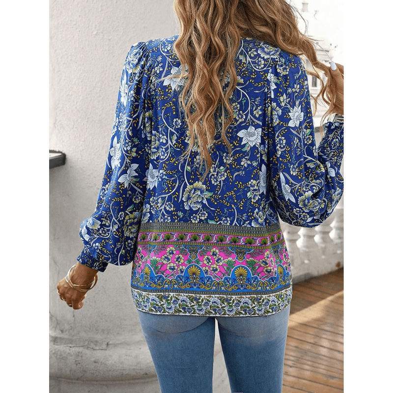 Ula | Blouse Bohème Chic Femme | Manches Longues - Looksy