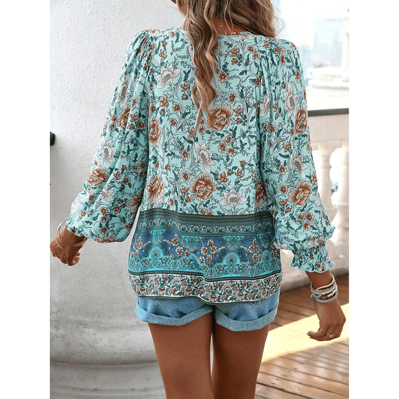 Ula | Blouse Bohème Chic Femme | Manches Longues - Looksy