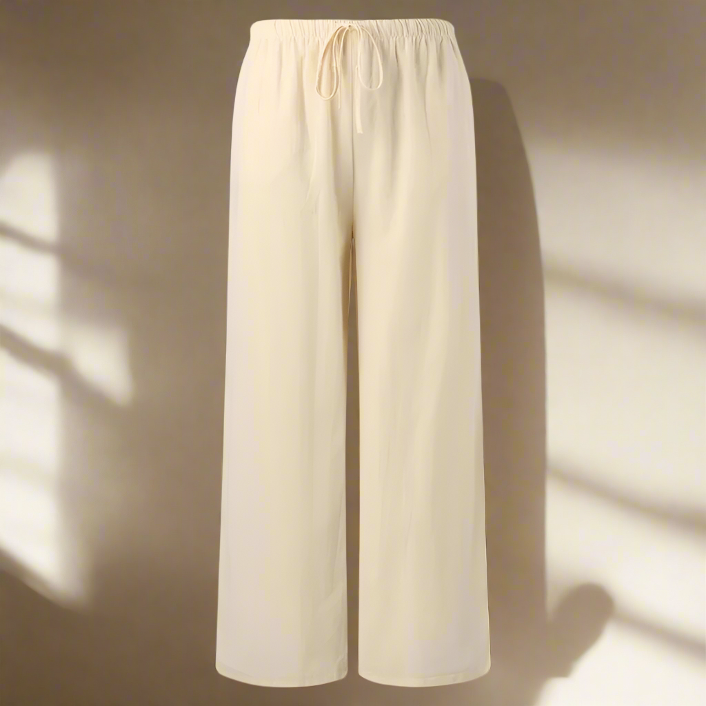 Looksy Pantalon Large Fluide : Confort Élégant & Silhouette Longiligne