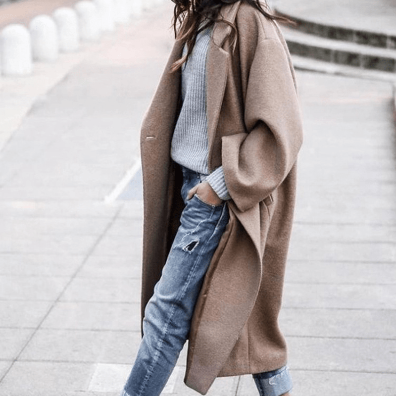 Violette | Manteau Oversize Femme | Incontournable d’Hiver - Looksy