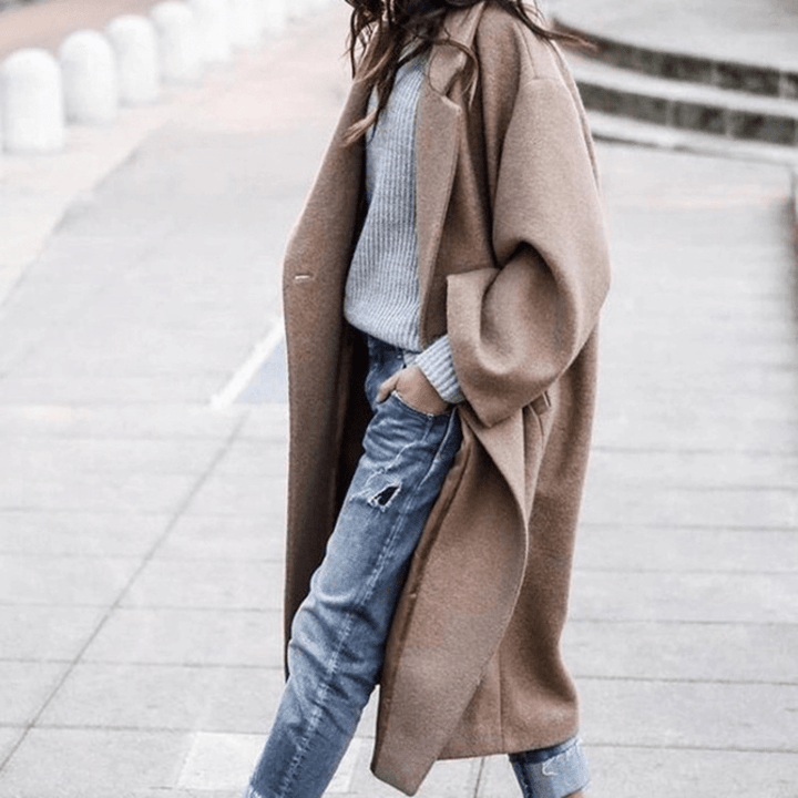 Violette | Manteau Oversize Femme | Incontournable d’Hiver - Looksy