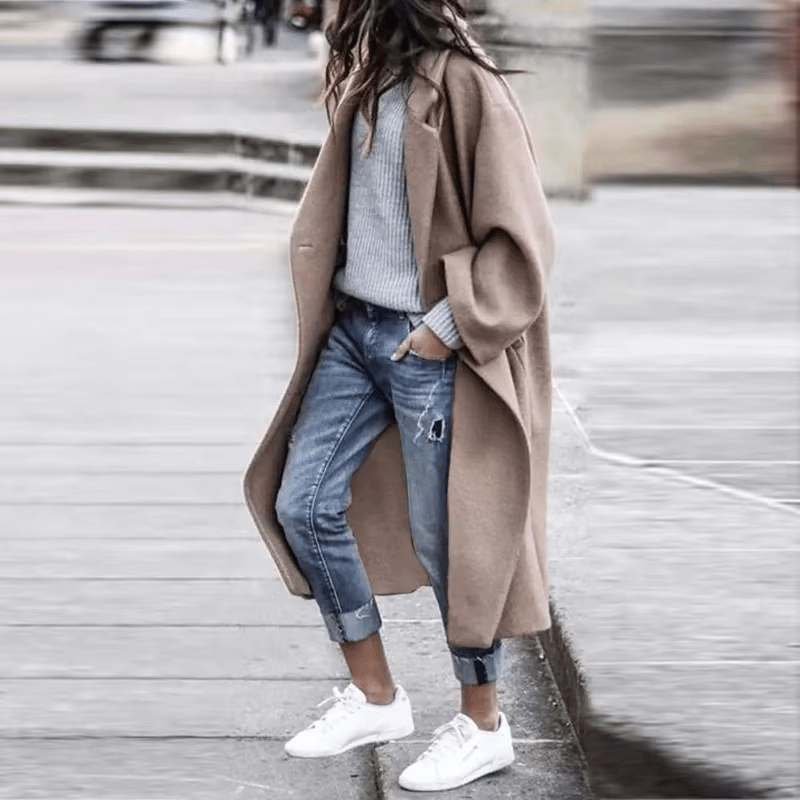 Violette | Manteau Oversize Femme | Incontournable d’Hiver - Looksy